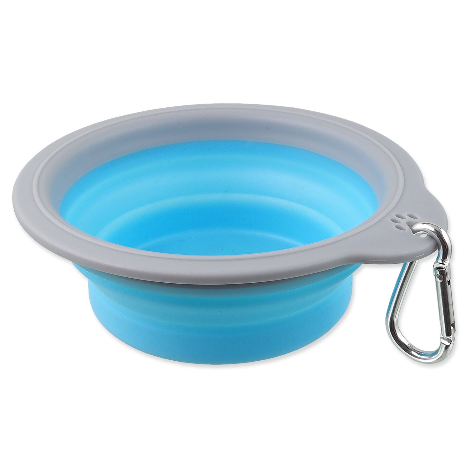 Miska Dog Fantasy cestovní skládací modrá 15x5cm-KS