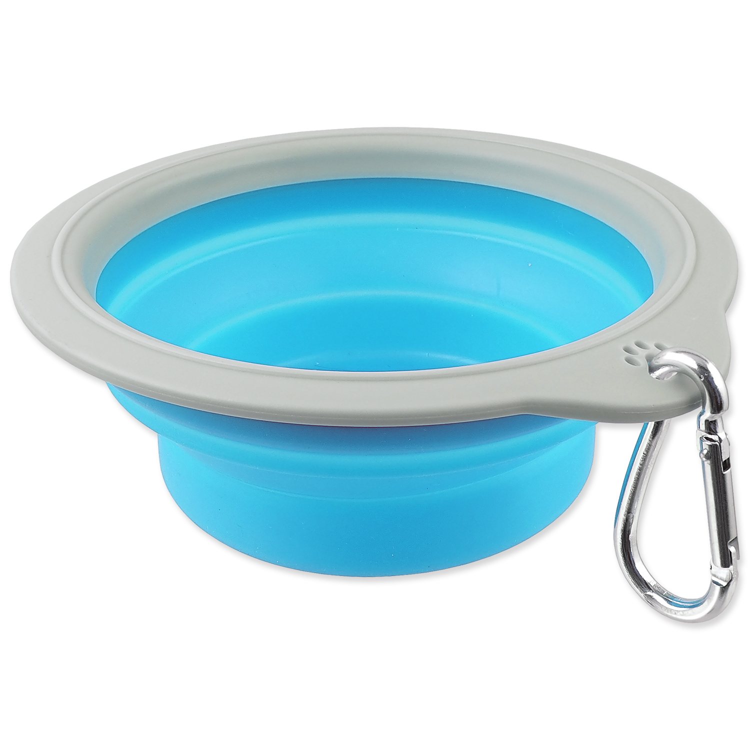 Miska Dog Fantasy cestovní skládací modrá 18x6,5cm-KS