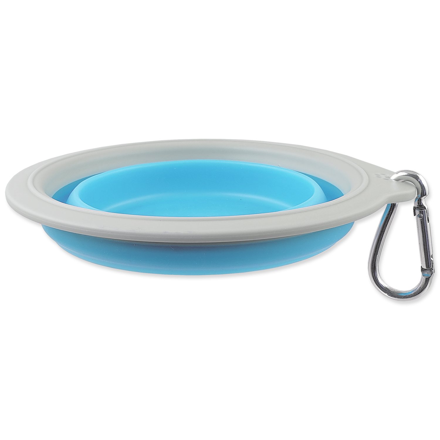 Miska Dog Fantasy cestovní skládací modrá 18x6,5cm-KS