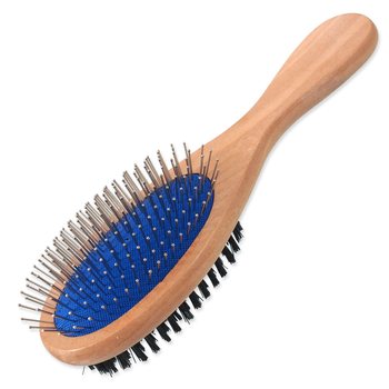 Kartáč Dog Fantasy hroty/nylon oboustranný dřevo L 23cm-KS