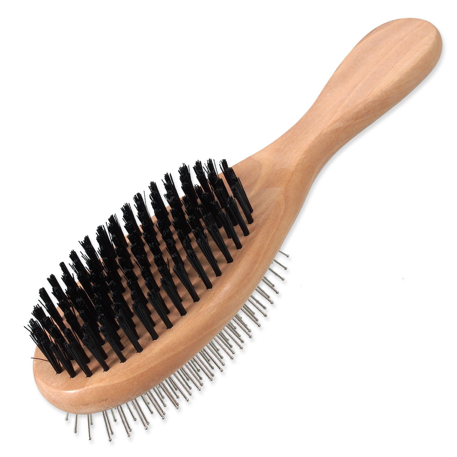 Kartáč Dog Fantasy hroty/nylon oboustranný dřevo L 23cm-KS