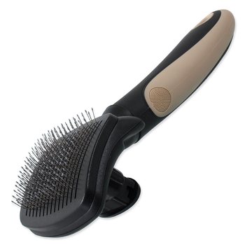 Kartáč Dog Fantasy drátky samočistící S/M-KS