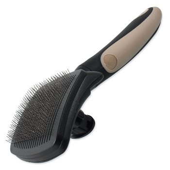 Kartáč Dog Fantasy drátky samočistící M/L-KS