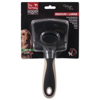 Kartáč Dog Fantasy drátky samočistící M/L-KS