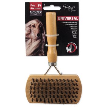 Kartáč Dog Fantasy drátky/nylon oboustranný hranatý 17cm-KS