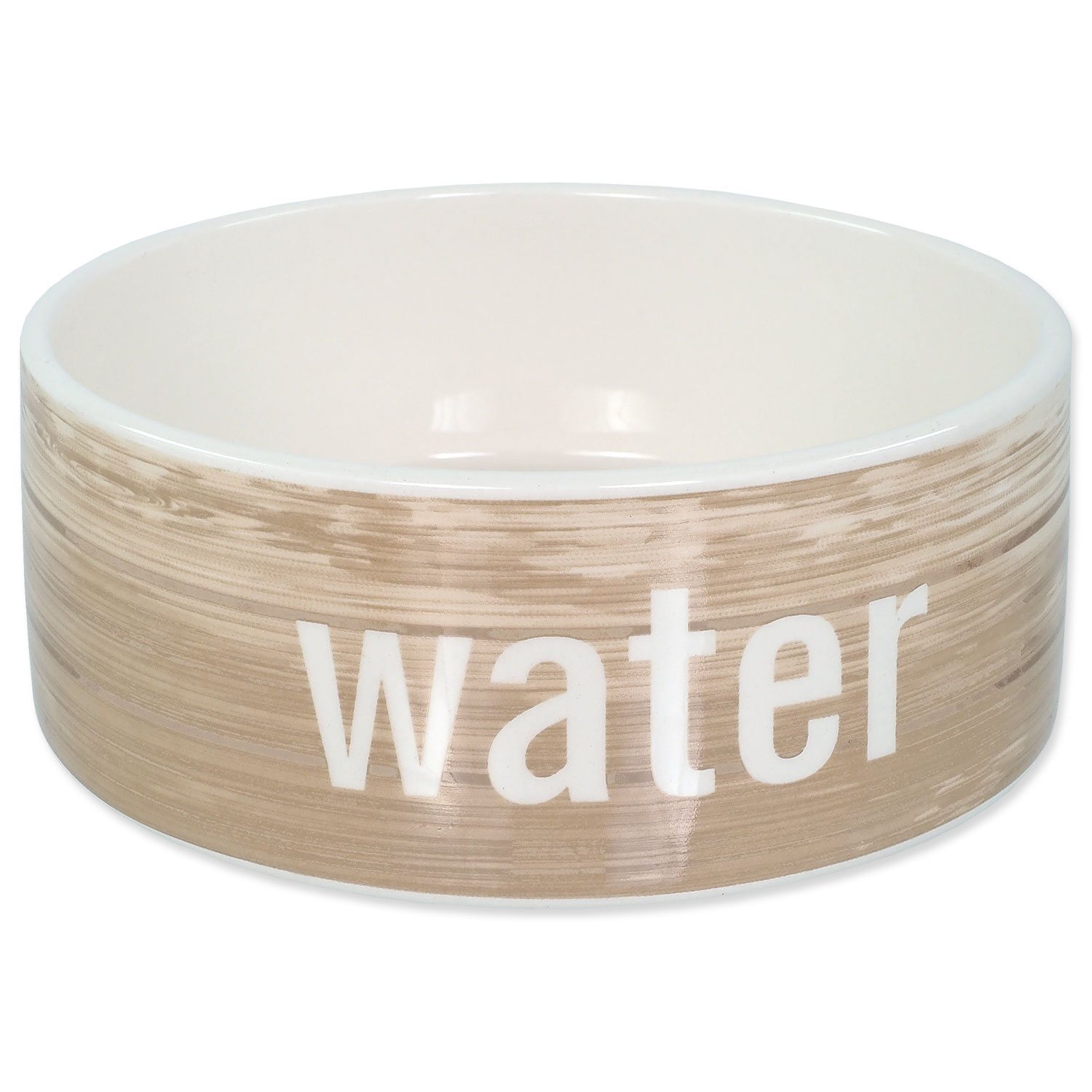 Miska Dog Fantasy keramická vzor dřevo 16x6cm 770ml-KS