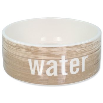 Miska Dog Fantasy keramická vzor dřevo 16x6cm 770ml-KS