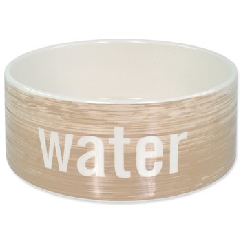 Miska Dog Fantasy keramická vzor dřevo 20x7,5cm 1500ml-KS