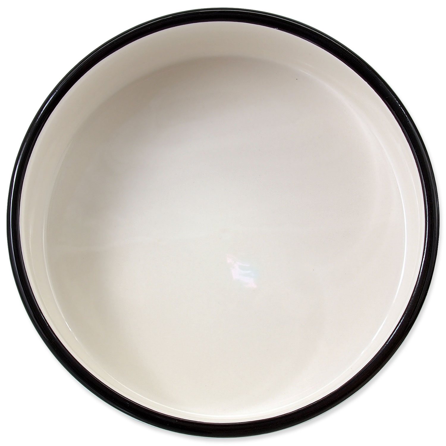 Miska Dog Fantasy keramická potisk barevné kosti bílá 15,5x 6cm 790ml-KS