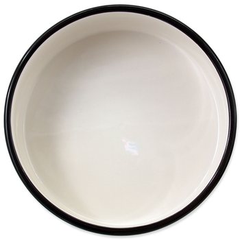 Miska Dog Fantasy keramická potisk barevné kosti bílá 15,5x 6cm 790ml-KS