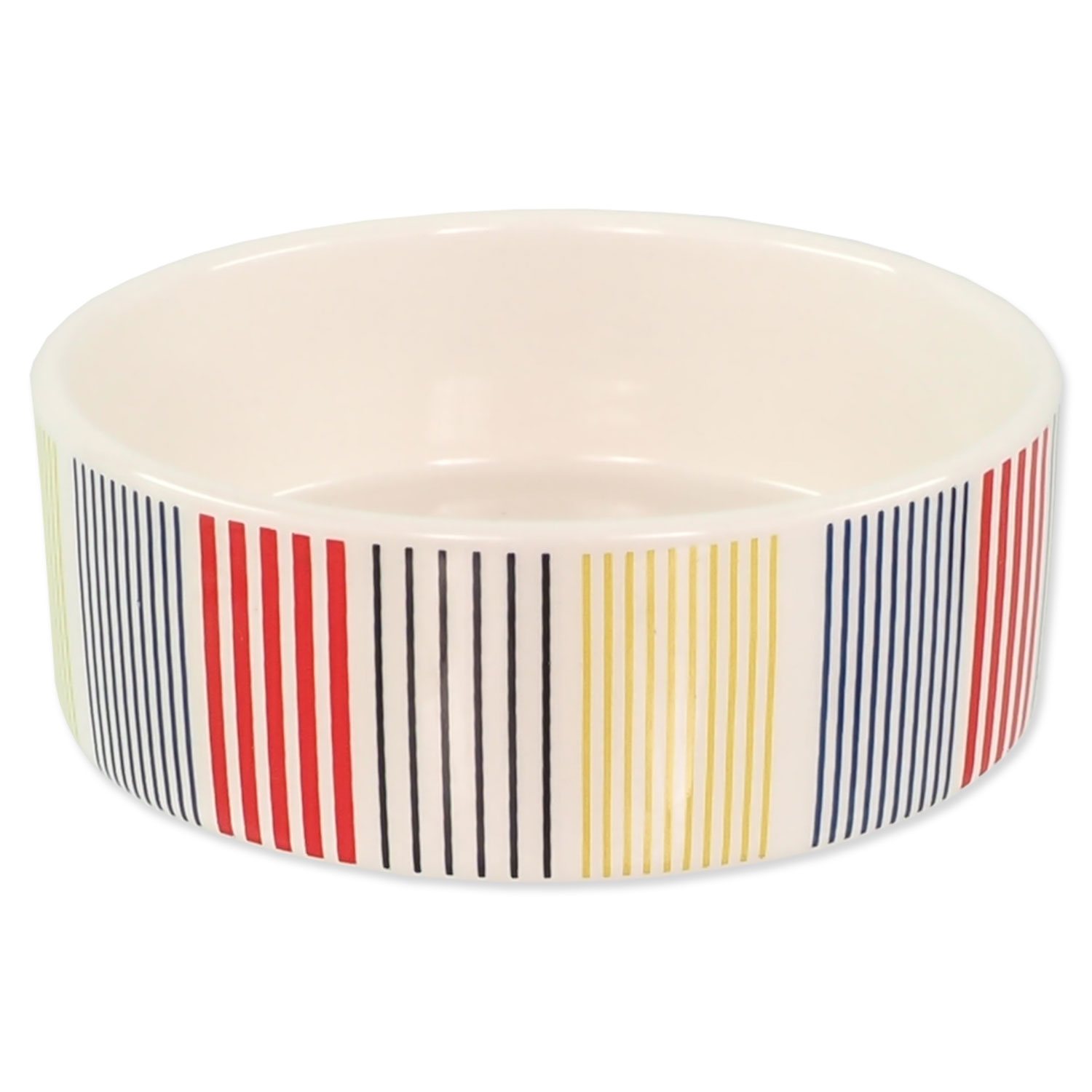 Miska Dog Fantasy keramická barevné pruhy 12,5x4,5cm 280ml-KS