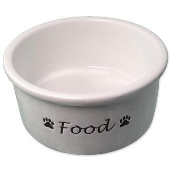 Miska Dog Fantasy keramická bílá Food 15x7cm, 600ml-KS