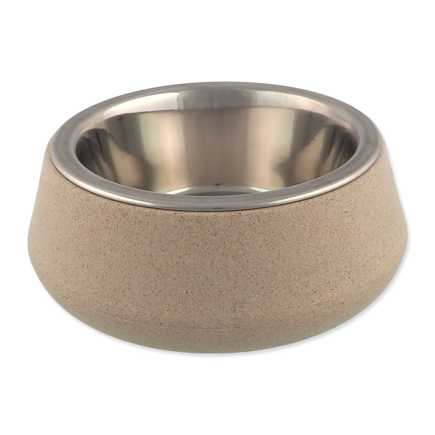 Miska Dog Fantasy nerez EcoStyle béžová 14cm, 480ml-KS