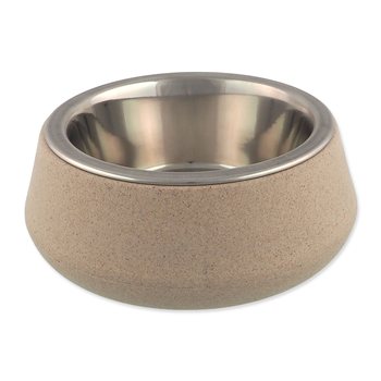 Miska Dog Fantasy nerez EcoStyle béžová 14cm, 480ml-KS