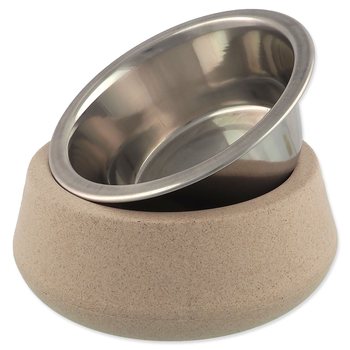 Miska Dog Fantasy nerez EcoStyle béžová 14cm, 480ml-KS