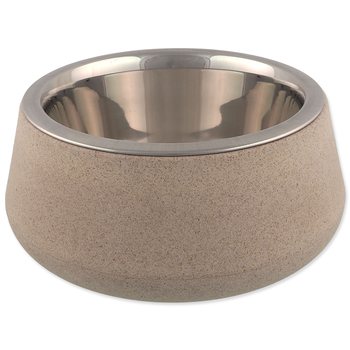 Miska Dog Fantasy nerez EcoStyle béžová 17cm, 850ml-KS