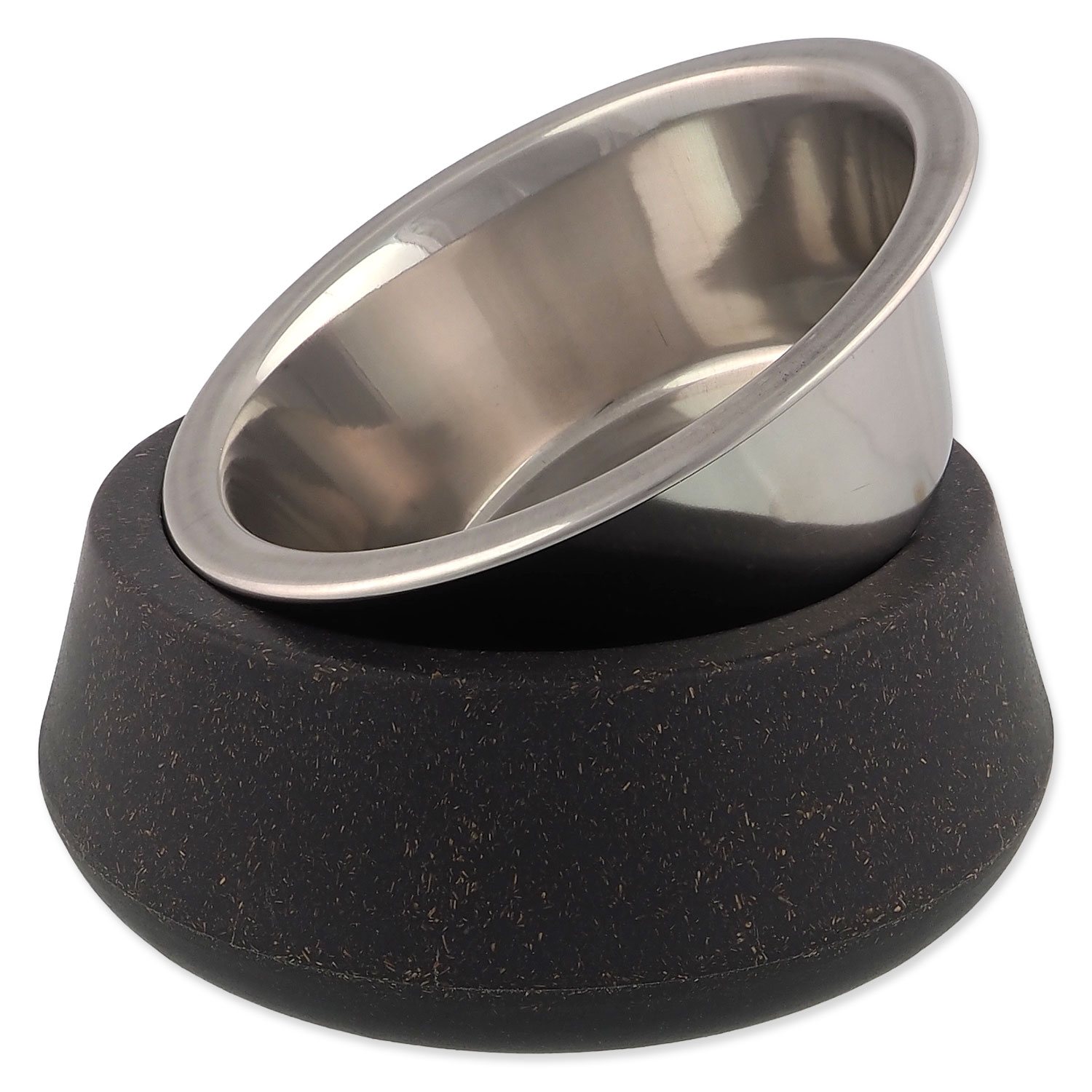 Miska Dog Fantasy nerez EcoStyle šedá 14cm, 480ml-KS