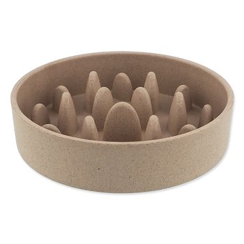 Miska Dog Fantasy proti hltání EcoStyle béžová 14cm, 400ml-KS