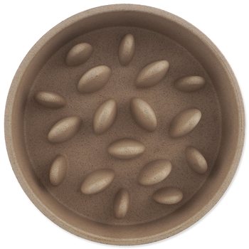 Miska Dog Fantasy proti hltání EcoStyle béžová 14cm, 400ml-KS