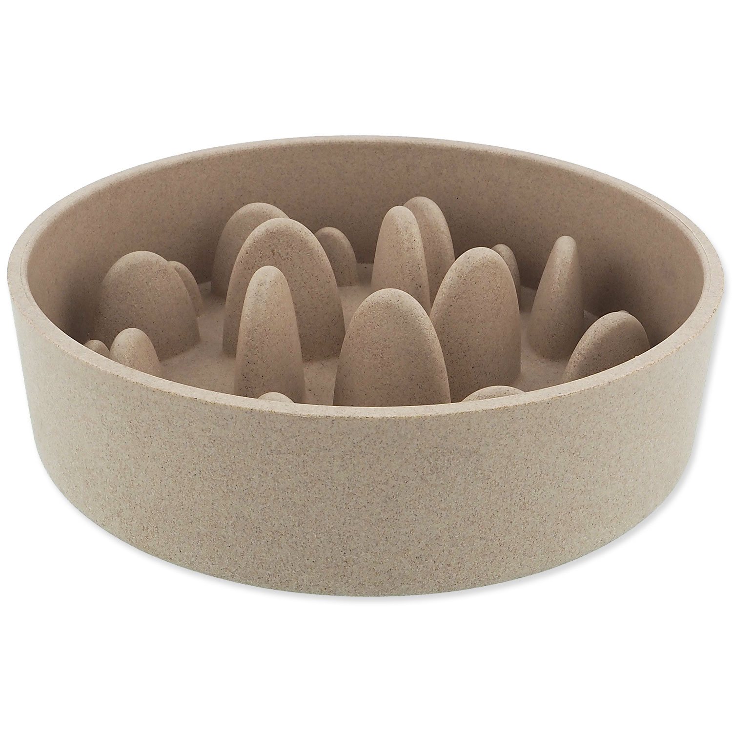 Miska Dog Fantasy proti hltání EcoStyle béžová 21cm, 1350ml-KS