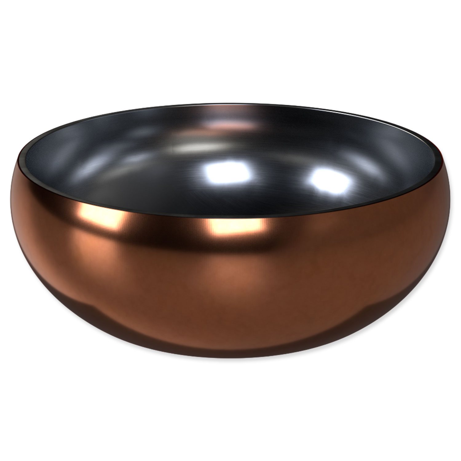 Miska Dog Fantasy s dvojitou stěnou rosegold 16cm, 800ml -KS