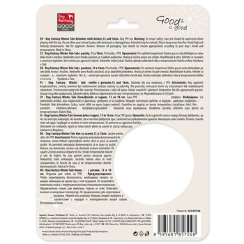 Hračka Dog Fantasy Winter Tale TPR sob 13cm & paroh 18cm-KS