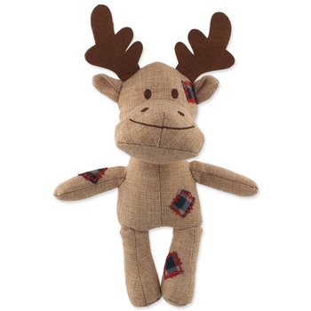 Hračka Dog Fantasy Winter Tale Sob juta pískací 30cm-KS