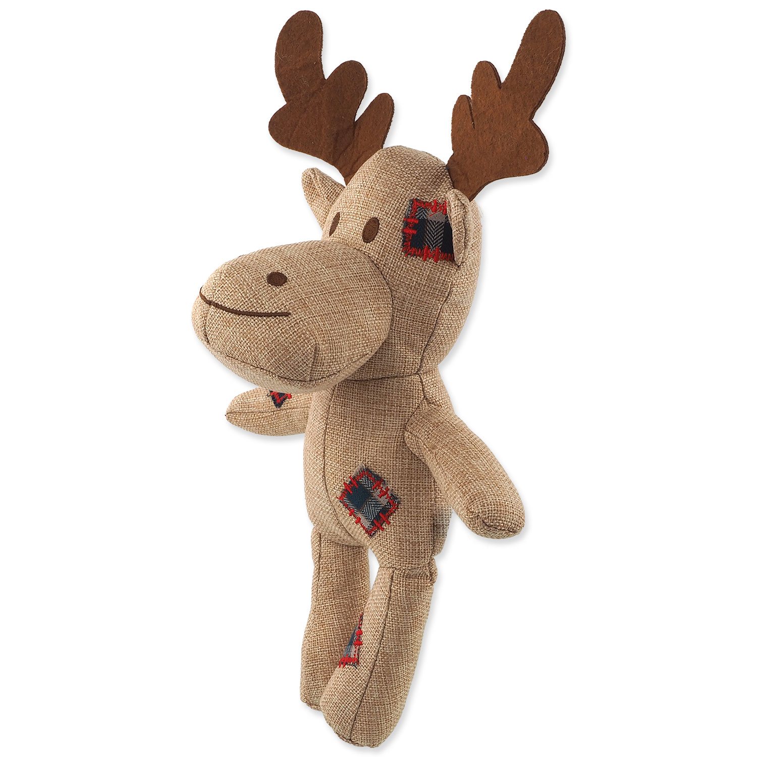 Hračka Dog Fantasy Winter Tale Sob juta pískací 30cm-KS