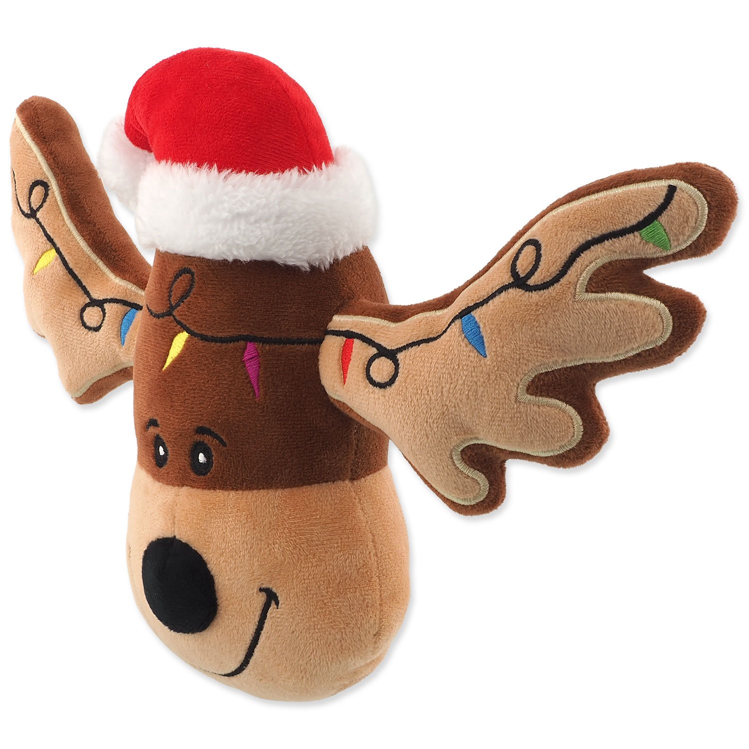 Hračka Dog Fantasy Winter Tale Hlava sob plyš pískací 23cm-KS