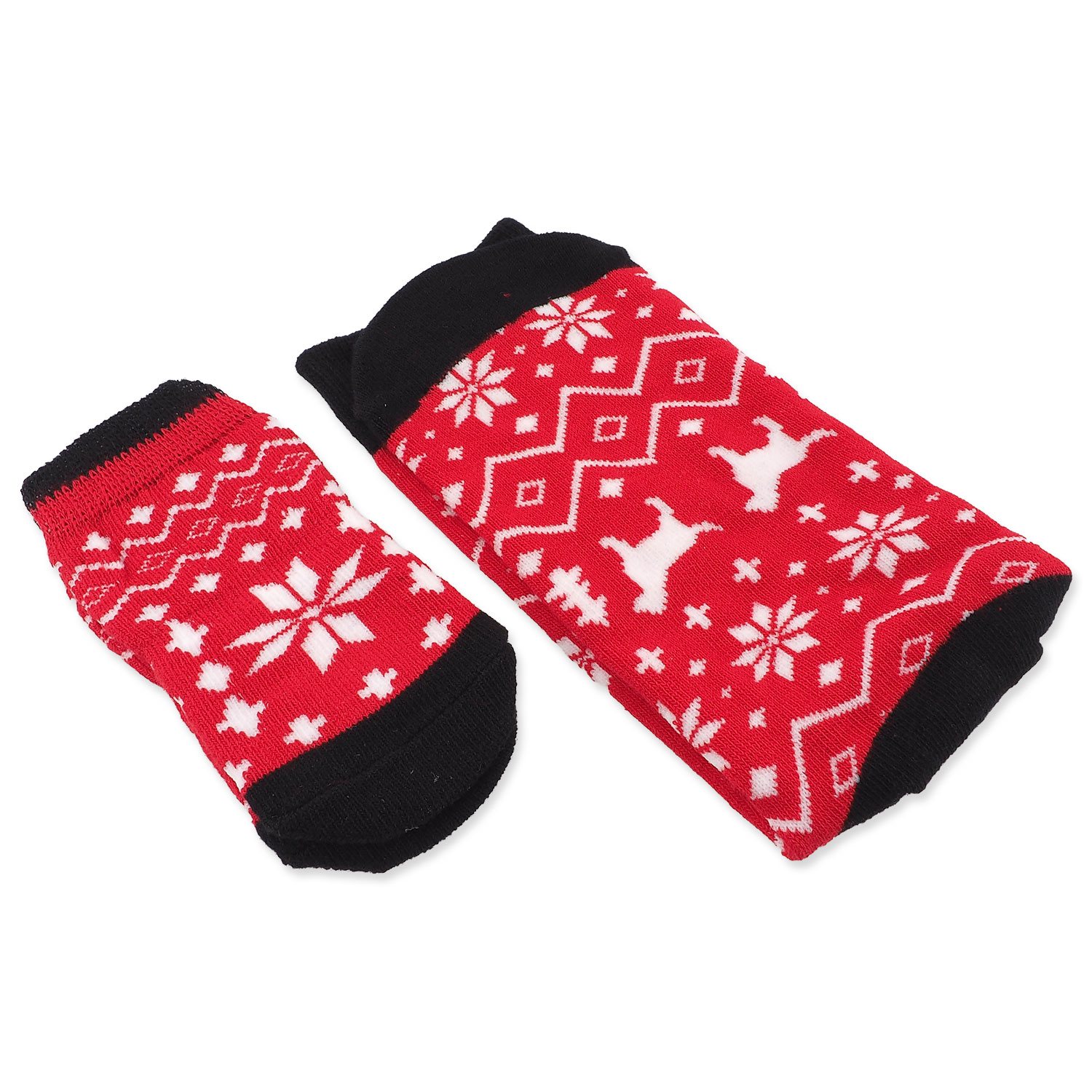 Ponožky Dog Fantasy Winter Tale Vánoční pro páníčka i mazlíčka, 36cm a 11cm-KS