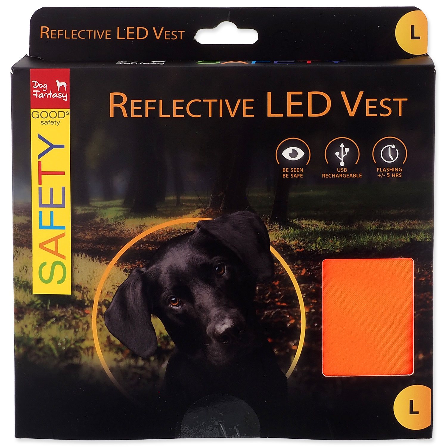 Vesta Dog Fantasy LED Reflexní nabíjecí L