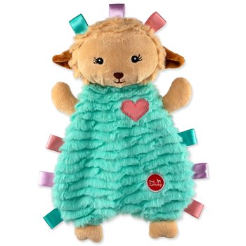 Hračka Dog Fantasy Cuddle Ovečka tyrkysová 29cm-KS