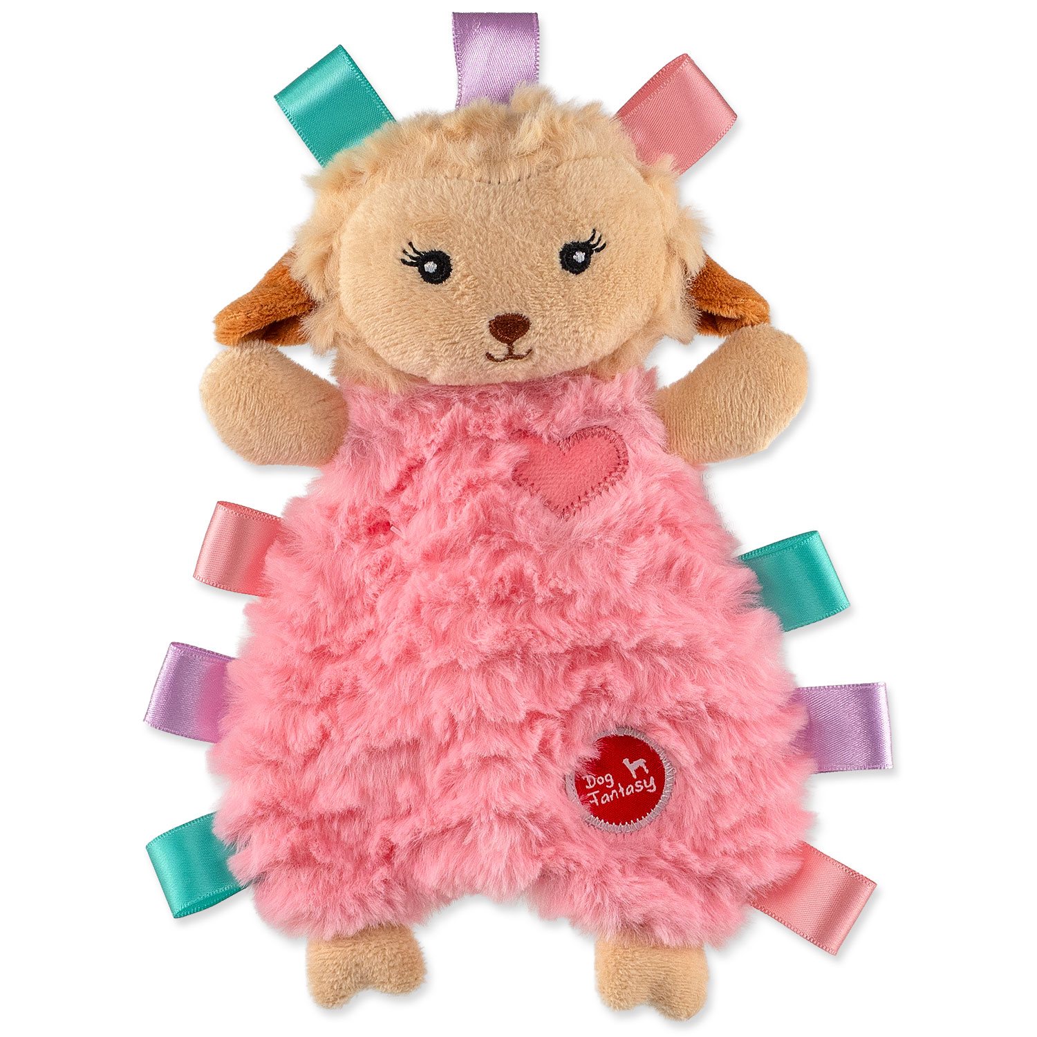 Hračka Dog Fantasy Cuddle Ovečka růžová 20cm -KS
