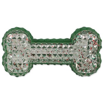 Hračka Dog Fantasy Winter Tale kost gumová pískací 15cm-KS