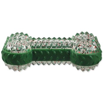 Hračka Dog Fantasy Winter Tale kost gumová pískací 15cm-KS