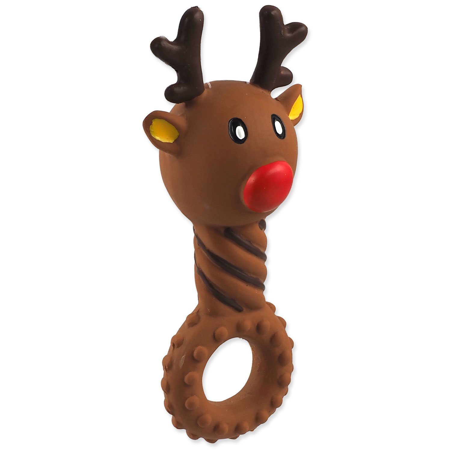 Hračka Dog Fantasy Winter Tale sob latexový pískací 14cm-KS