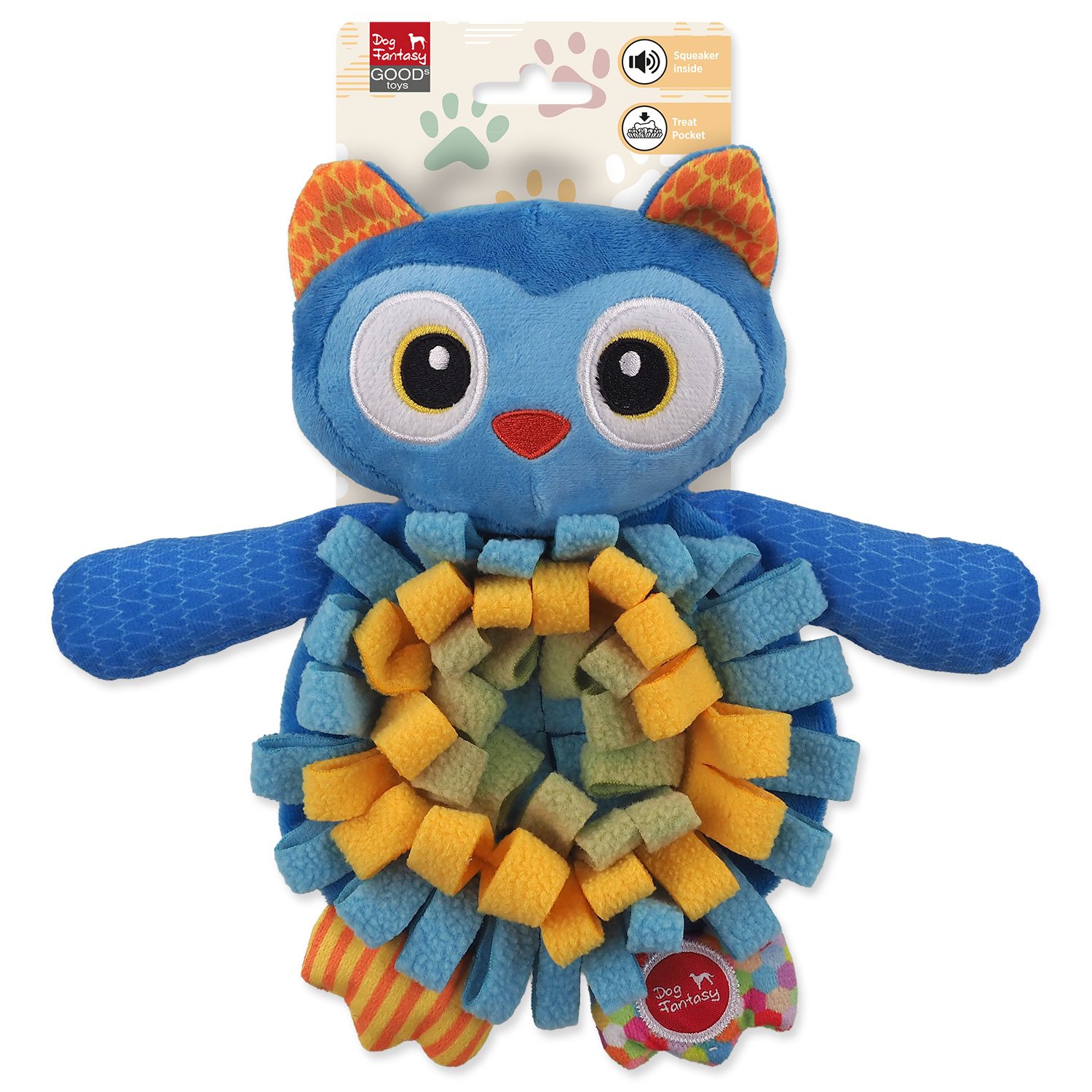 Hračka Dog Fantasy Snuffle sova 24cm-KS