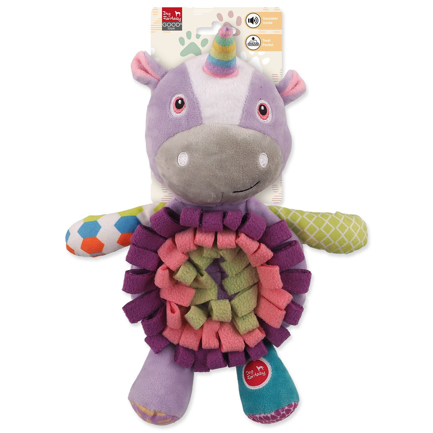Hračka Dog Fantasy Snuffle jednorožec 29cm-KS