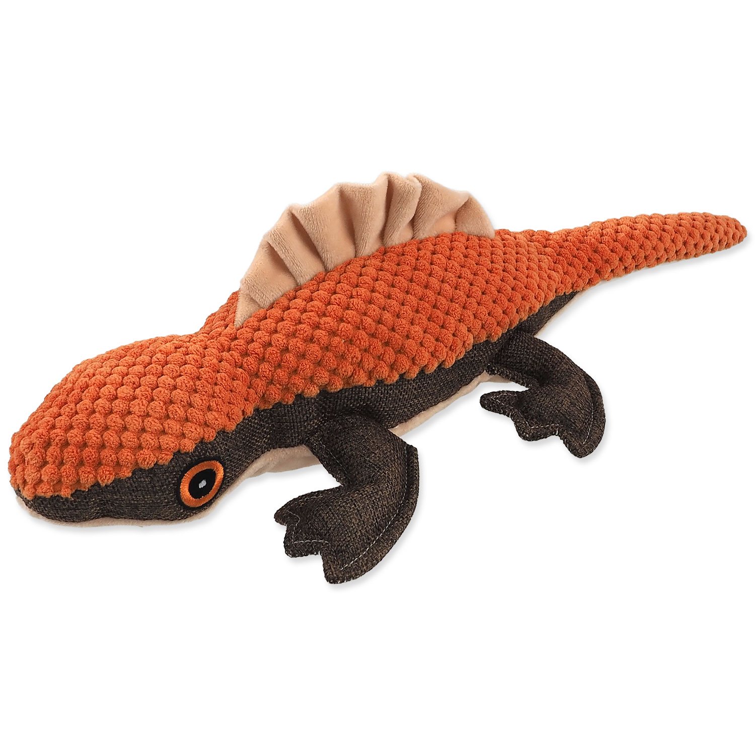 Hračka Dog Fantasy Jungle ještěrka oranžová 45cm-KS