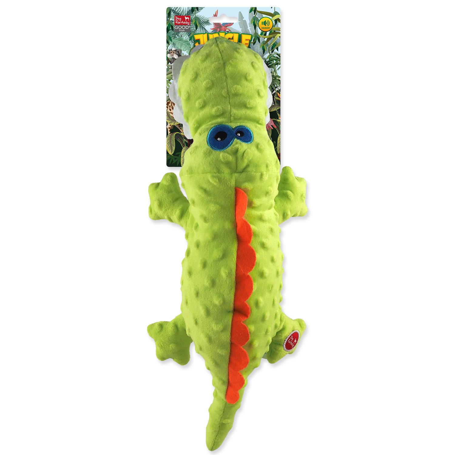 Hračka Dog Fantasy Jungle krokodýl zelený 45cm-KS