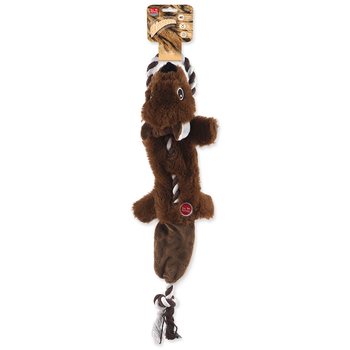 Hračka Dog Fantasy Skinneeez Veverka s provazem 57cm-KS