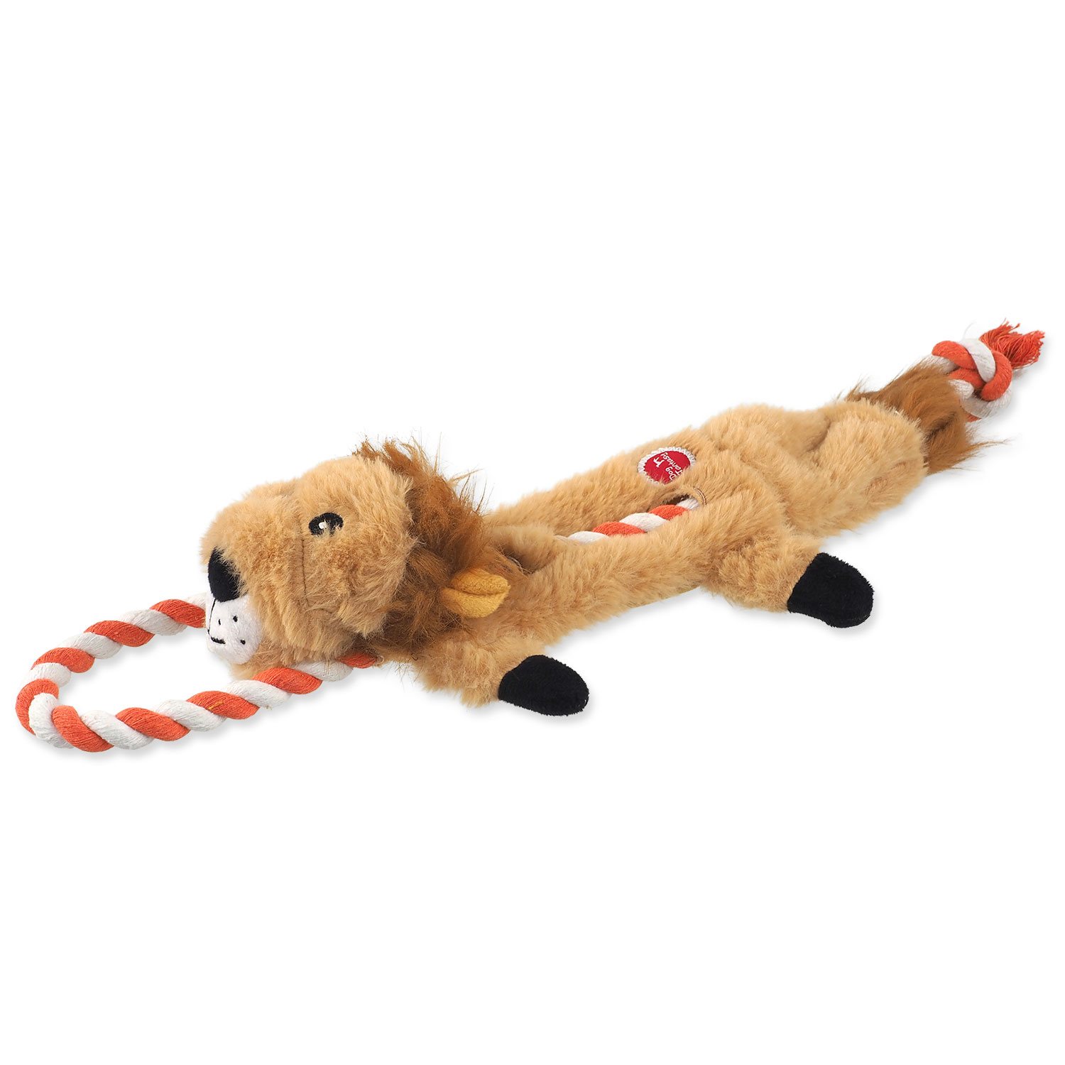Hračka Dog Fantasy Skinneeez Lev s provazem 57cm-KS