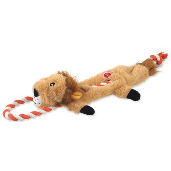 Hračka Dog Fantasy Skinneeez Lev s provazem 57cm-KS