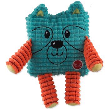 Hračka Dog Fantasy Cuties Čtvercové zvířátko, petrolejově zelené 12,5cm-KS