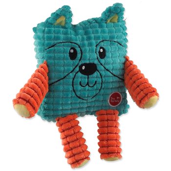 Hračka Dog Fantasy Cuties Čtvercové zvířátko, petrolejově zelené 12,5cm-KS