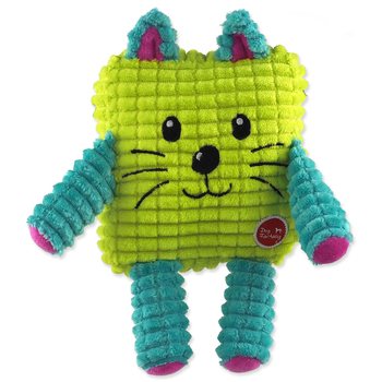 Hračka Dog Fantasy Cuties Čtvercové zvířátko, žluté 12,5cm-KS