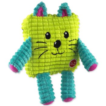 Hračka Dog Fantasy Cuties Čtvercové zvířátko, žluté 12,5cm-KS