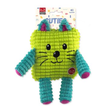 Hračka Dog Fantasy Cuties Čtvercové zvířátko, žluté 12,5cm-KS