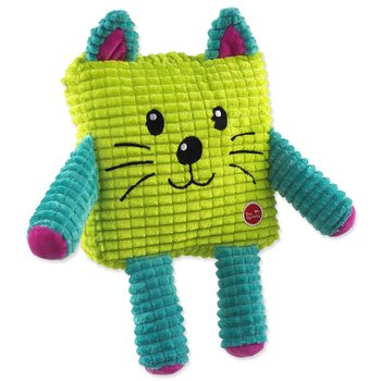 Hračka Dog Fantasy Cuties Čtvercové zvířátko, žluté 17,5cm-KS