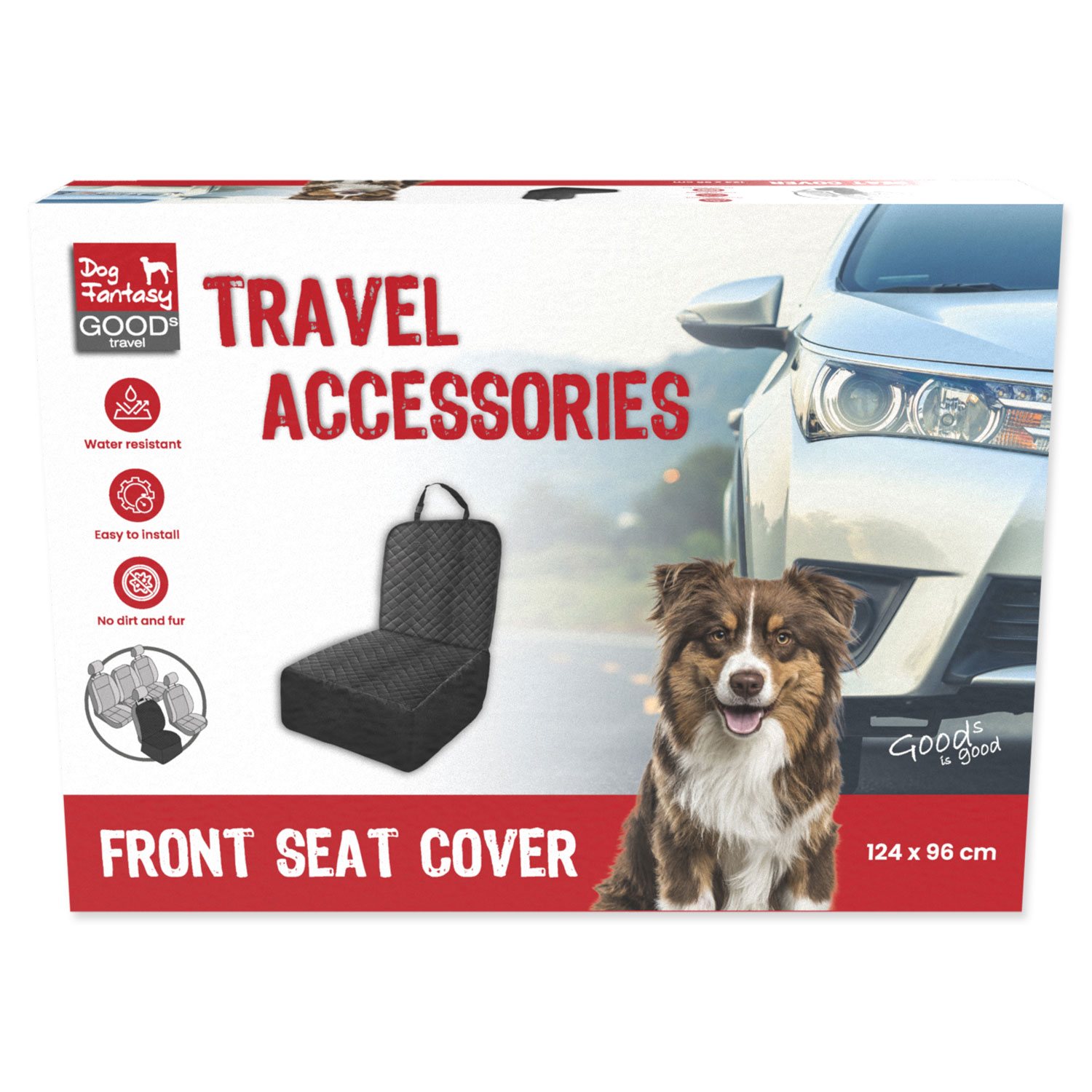 Potah Dog Fantasy na přední sedadlo 124x96cm-KS